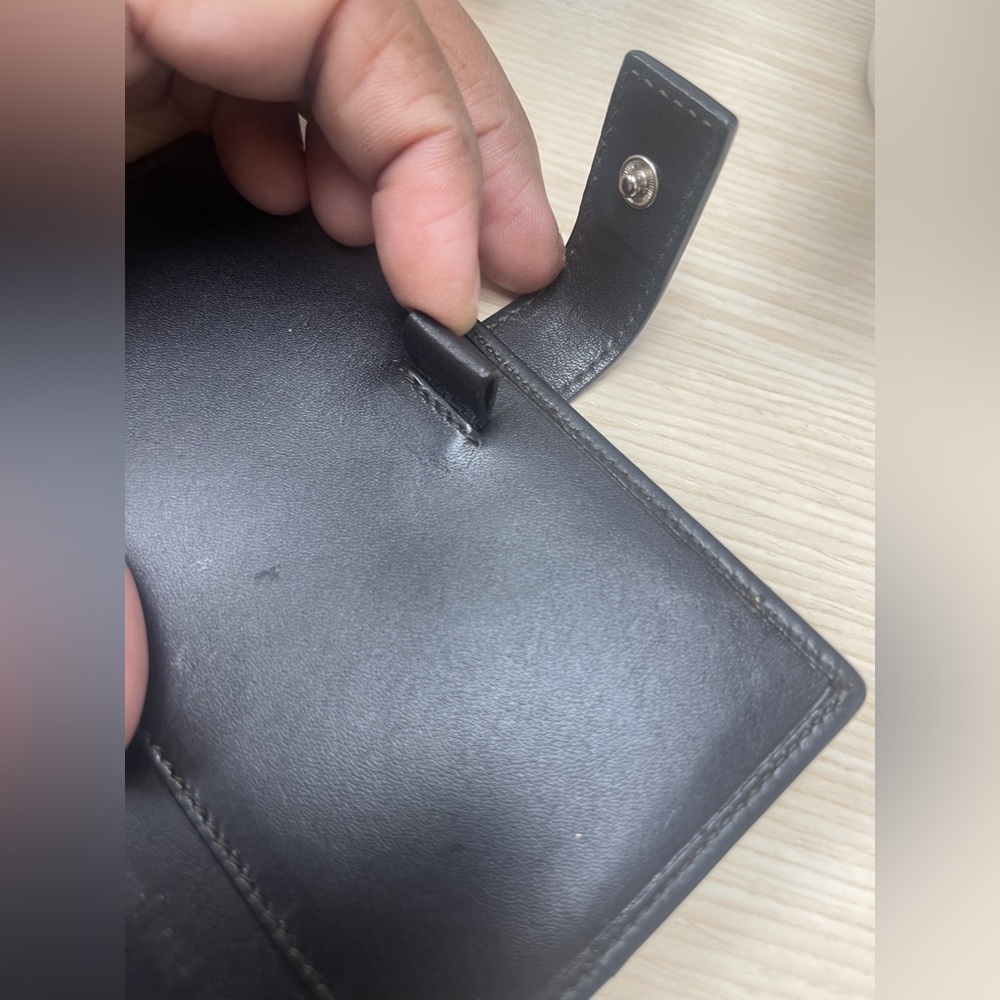 Vintage GUCCI GG Canvas Brown Drk Brown Lthr Bifold Diary Day Planner/Organizer - Picture 16 of 16